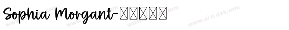 Sophia Morgant字体转换